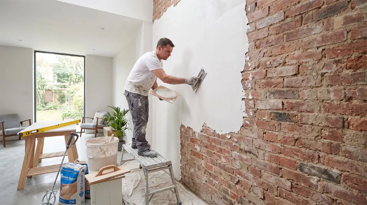 Replaster a room project template