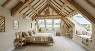 Loft conversion project materials UK