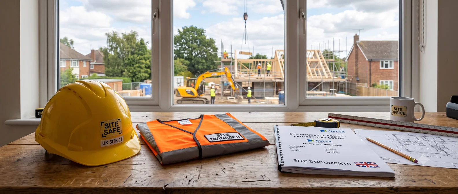 Self-build site insurance